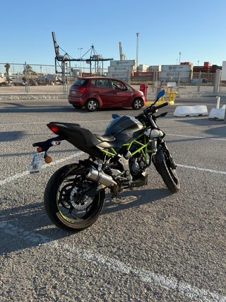 Kawasaki Z125 Naked Negra y Verde