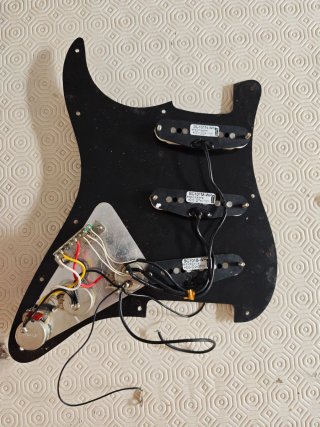 Pickguard com Pickups Duncan Designed SC101