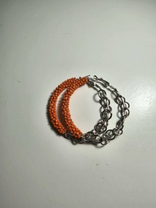 Pendientes de Aro Grandes Naranjas