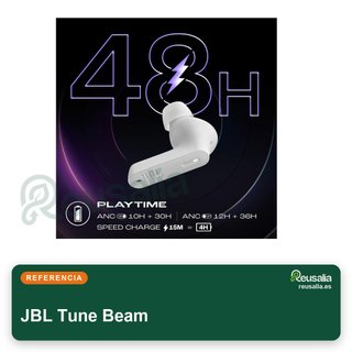 JBL Tune Beam auriculares inalámbricos agua
