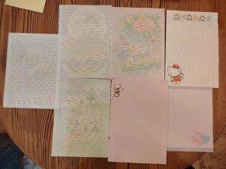 Hojitas de carta años 80/90