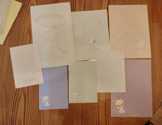 Hojitas de carta años 80/90
