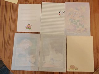 Hojitas de carta años 80/90