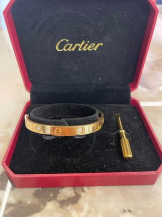 Pulsera Cartier Love Diamantes T16 2025