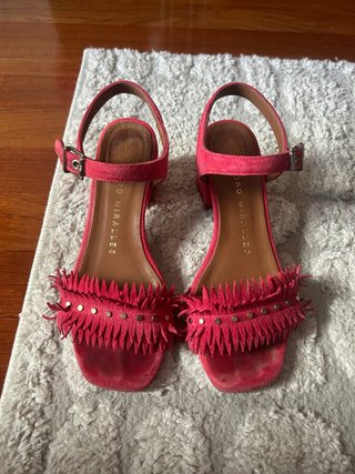 Sandalias Pedro Miralles color cereza