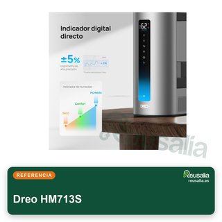 Dreo HM713S humidificador 6L vapor frío/caliente