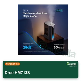 Dreo HM713S humidificador 6L vapor frío/caliente