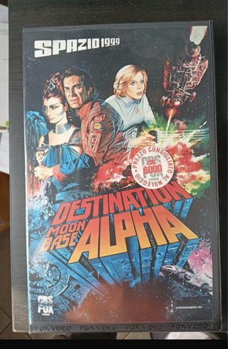 VHS Spazio 1999 - Destination Moon Base Alpha
