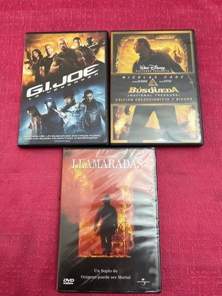 3 Películas de Acción en DVD