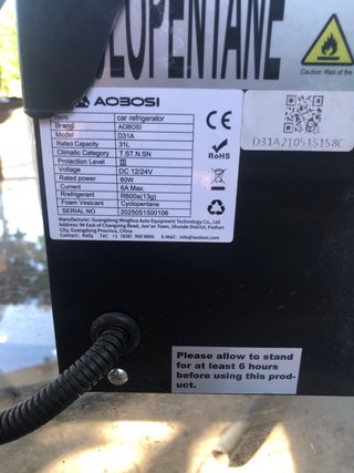 Nevera portátil AOBOSI para coche