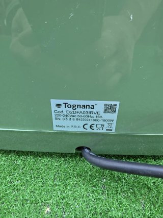 Tognana Iridea Freidora 7L Verde Salvia