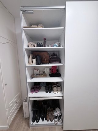 Armario Blanco con Puertas Correderas