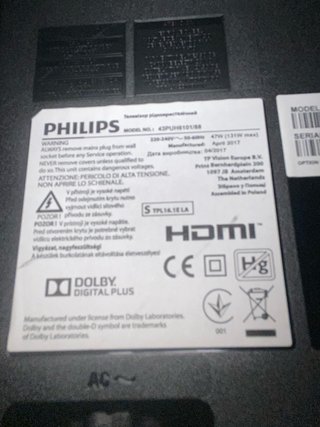Televisor Philips 43 Pulgadas
