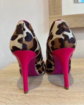 Zapatos Salón Lolita Blu Animal Print Talla 35