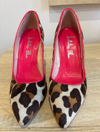 Zapatos Salón Lolita Blu Animal Print Talla 35