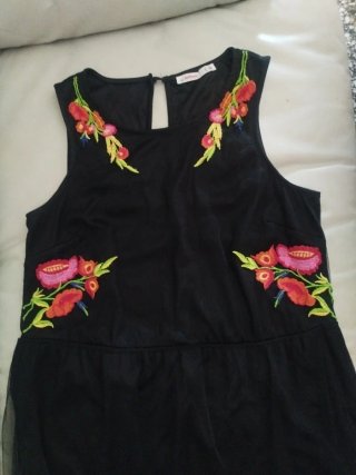 Vestido Negro Lefties Talla L