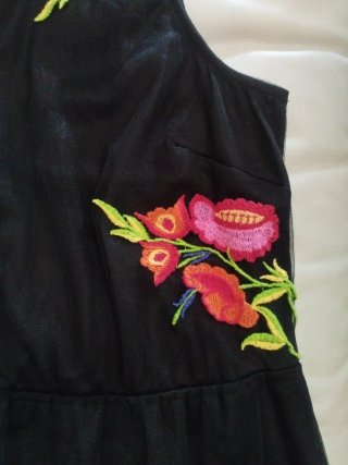 Vestido Negro Lefties Talla L