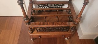 Carrito mueble bar inglés s.XIX