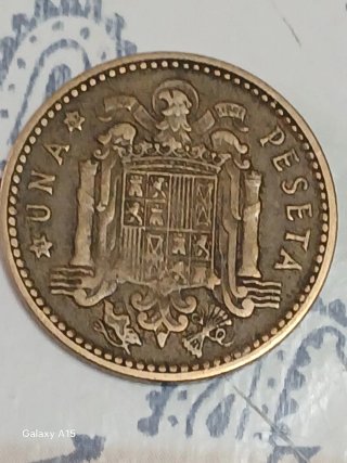 Moneda 1 Peseta 1963 ☆63