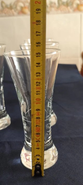 Conjunto de 11 Vasos de Cristal