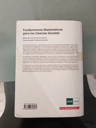 Fundamentos matemáticos para ciencias sociales