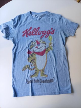 Camiseta Pull&Bear Kellogg's Azul