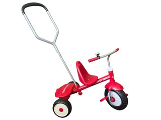 Triciclo Rojo con Mango para Padres