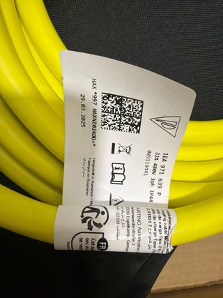 Cable Carga VW/CUPRA Tipo 2 22kW 32A