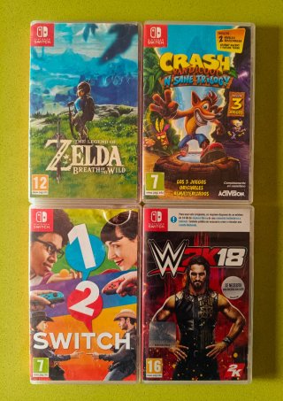 Lote 4 Juegos Nintendo Switch