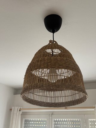 Lámpara colgante Ikea estilo boho