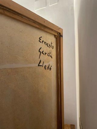 Lienzo Ernesto García Lledó