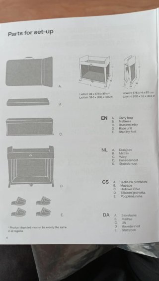 Cuna plegable Bugaboo Stardust