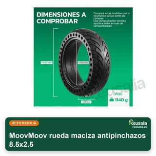 MoovMoov rueda maciza antipinchazos 8.5x2.5