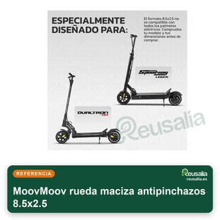 MoovMoov rueda maciza antipinchazos 8.5x2.5
