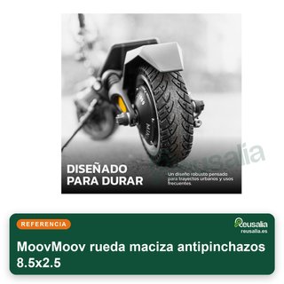 MoovMoov rueda maciza antipinchazos 8.5x2.5