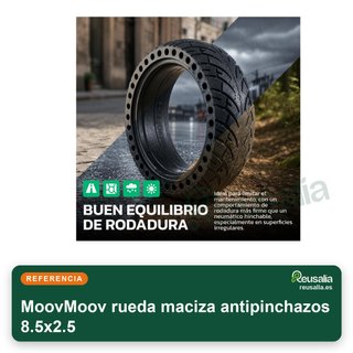 MoovMoov rueda maciza antipinchazos 8.5x2.5