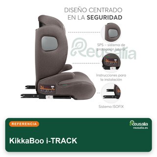 KikkaBoo i-TRACK silla coche seguridad infantil