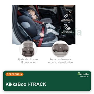 KikkaBoo i-TRACK silla coche seguridad infantil