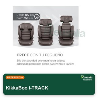 KikkaBoo i-TRACK silla coche seguridad infantil
