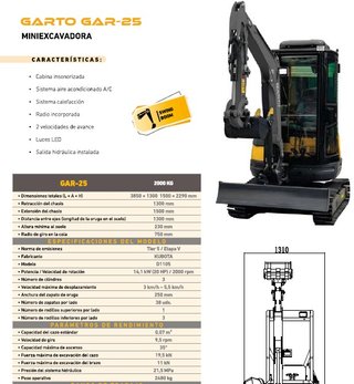RETROEXCAVADORA GIRATORIAS KUBOTA 2,5 Ton 19.490 €
