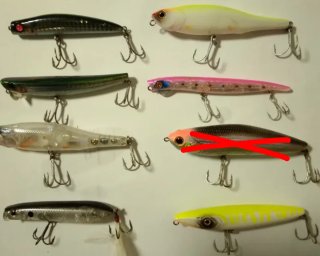 Lote señuelos pesca APIA FISHUS Z CLAW...