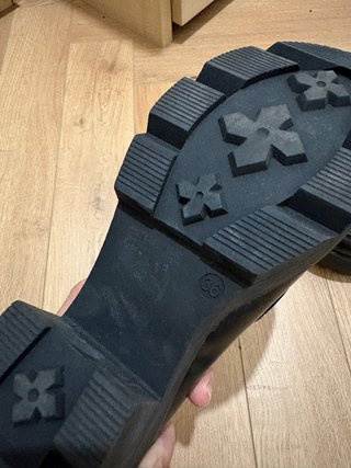Zapatos de tacón negros plataforma