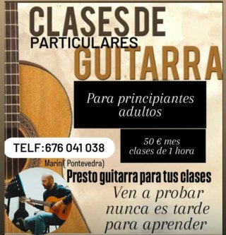 Clases particulares de guitarra para adultos