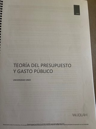 Teoria del presupuesto y gasto público