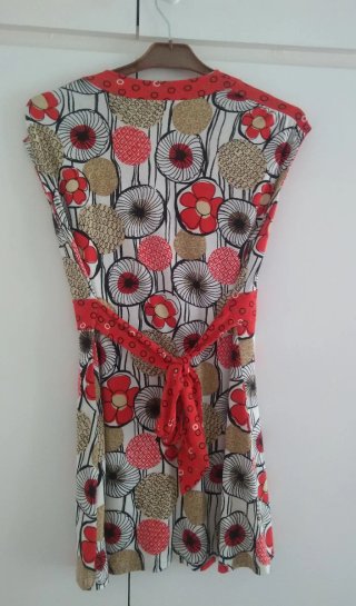Camisola Larga Estampada Talla XL