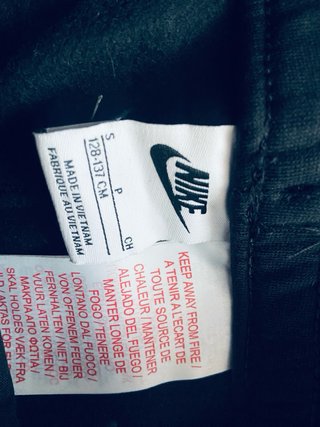 Conjunto Nike niño unisex negro