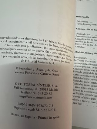 Medición en ciencias sociales y de la salud