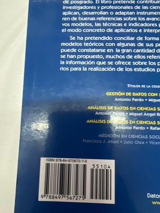 Medición en ciencias sociales y de la salud