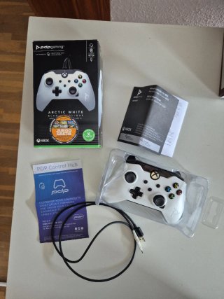 Mando PDP Xbox Series Wired Arctic White