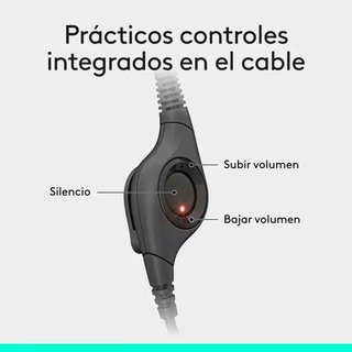 Auriculares Logitech H390 Micrófono USB (Nuevos)